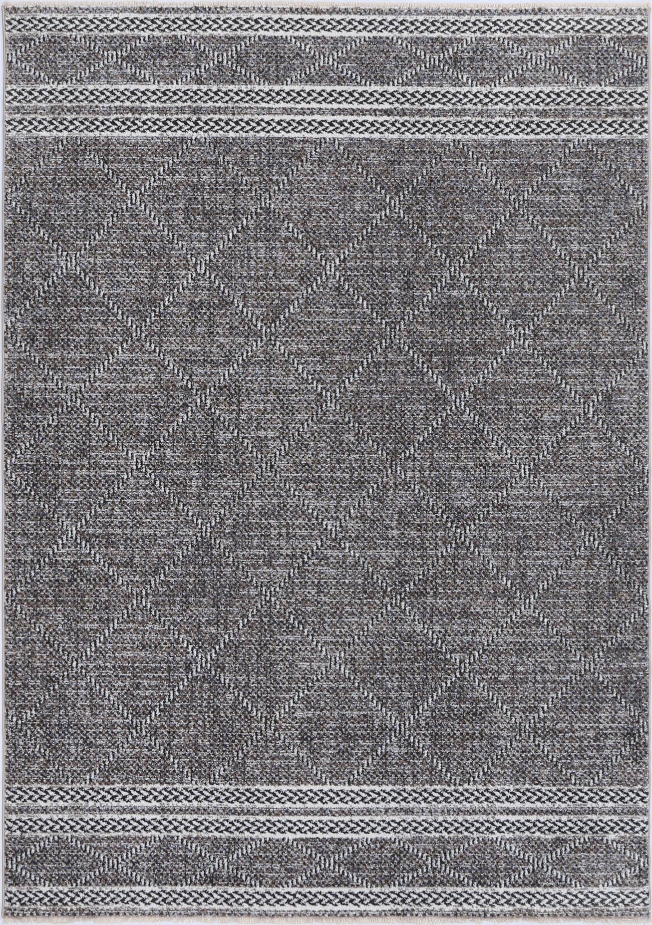 Maryland | Aleppo Contemporary Rug - Charcoal