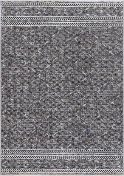 Maryland | Aleppo Contemporary Rug - Charcoal