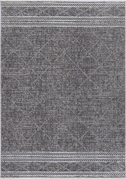 Maryland | Aleppo Contemporary Rug - Charcoal