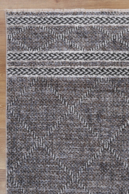 Maryland | Aleppo Contemporary Rug - Charcoal