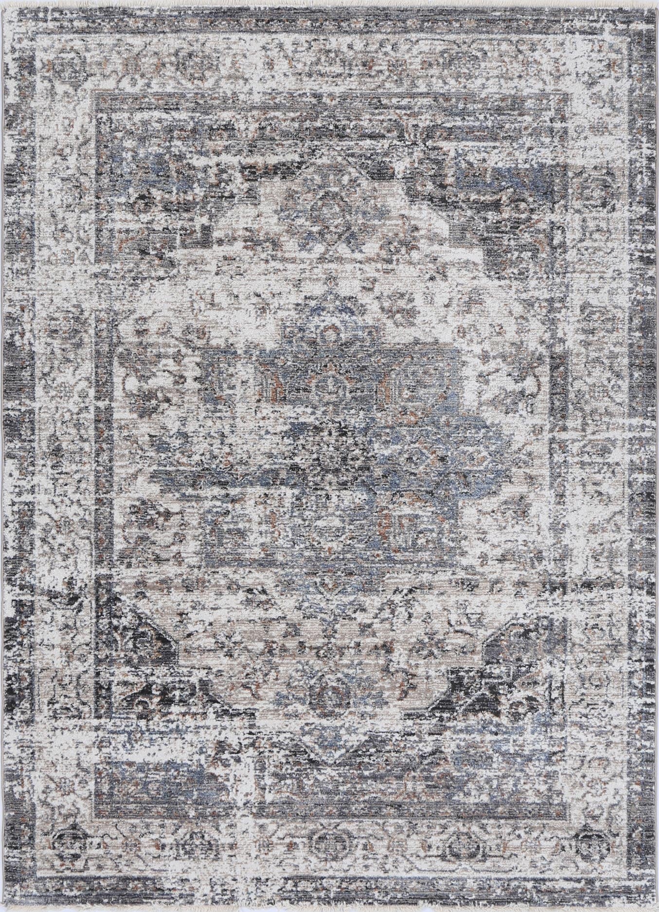 Maryland | Multan Traditional Rug - Ash Grey