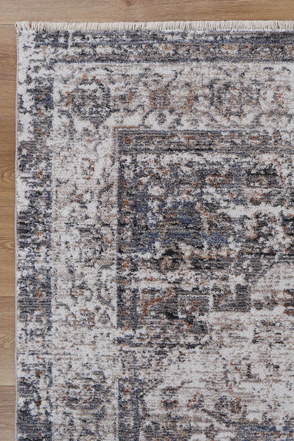 Maryland | Multan Traditional Rug - Ash Grey