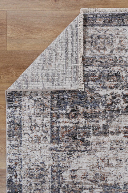 Maryland | Multan Traditional Rug - Ash Grey