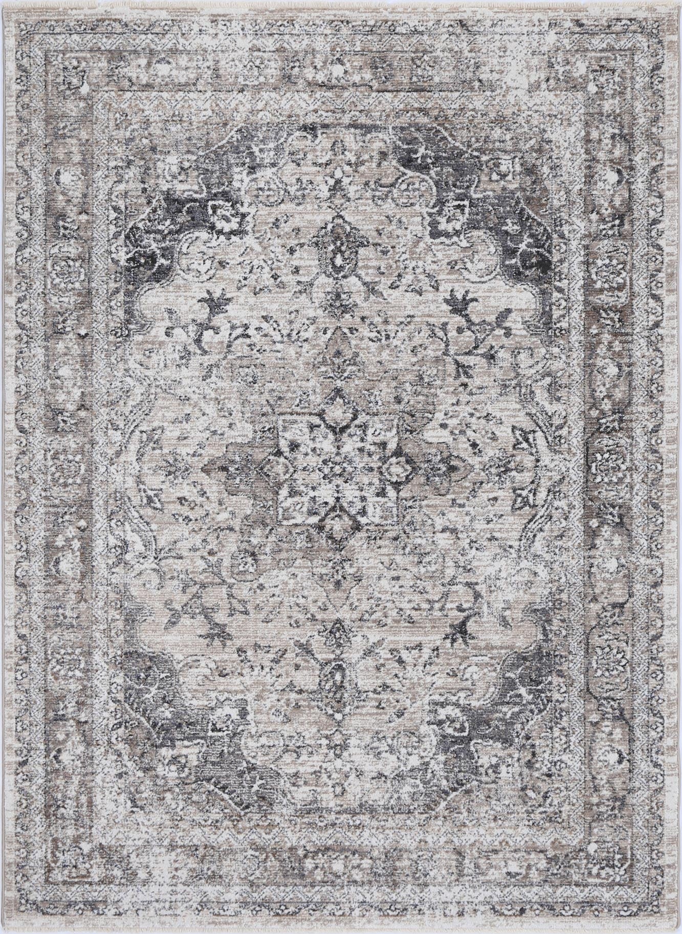 Maryland | Samarkad Traditional Rug - Ash Grey