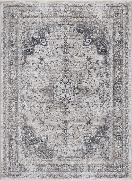 Maryland | Samarkad Traditional Rug - Ash Grey