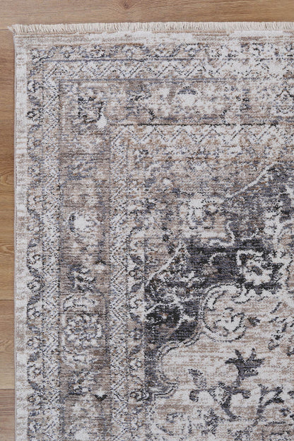 Maryland | Samarkad Traditional Rug - Ash Grey