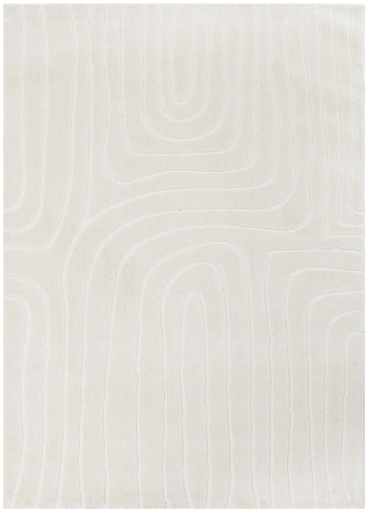 Mila Arch Lines Cream Rug - MIL7: New Arrival