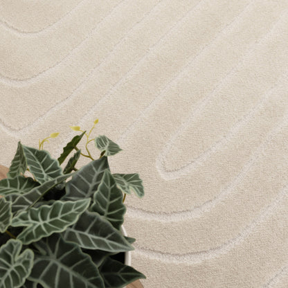 Mila Arch Lines Cream Rug - MIL7: New Arrival