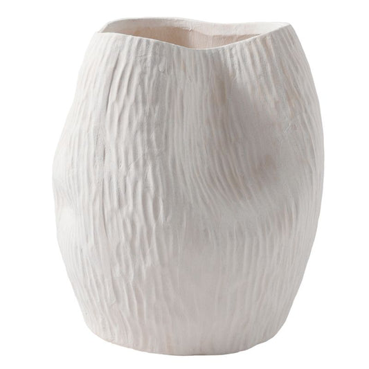 Millicent Porcelain Vase Medium White