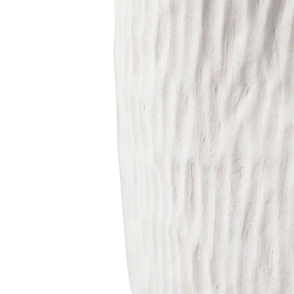 Millicent | Porcelain Wave Vase - White (Large)