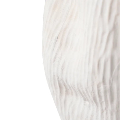 Millicent | Porcelain Wave Vase - White (Medium)