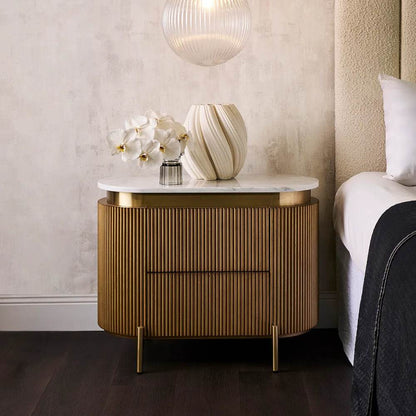 Giselle | Porcelain Twist Vase White (Medium) - Mirra Interiors