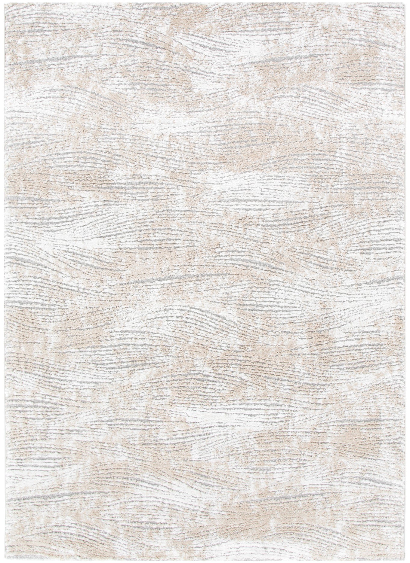 Nola Carved Beige Rug - N005