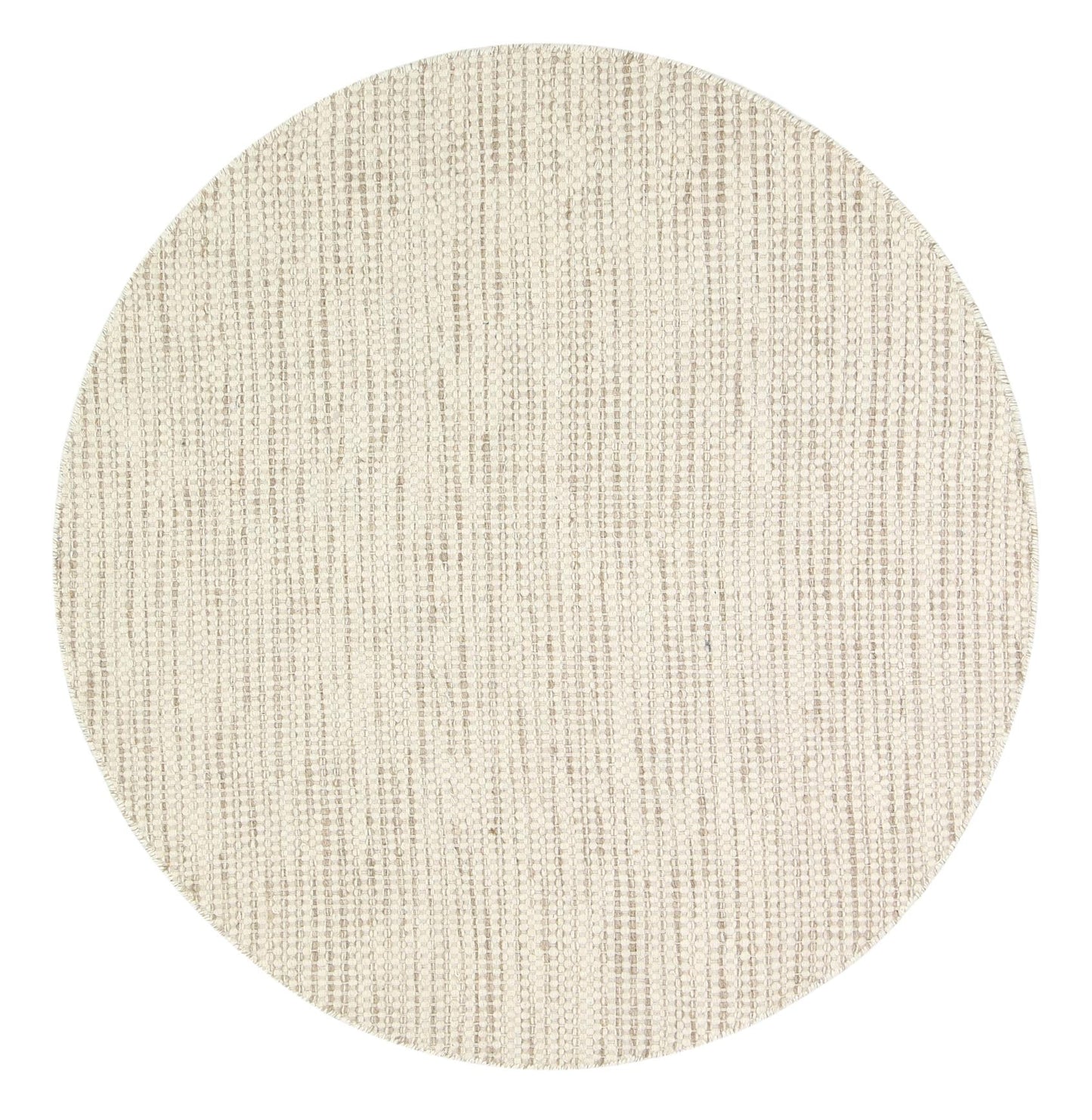 Nordic | Reversible Wool Round Rug - Brown