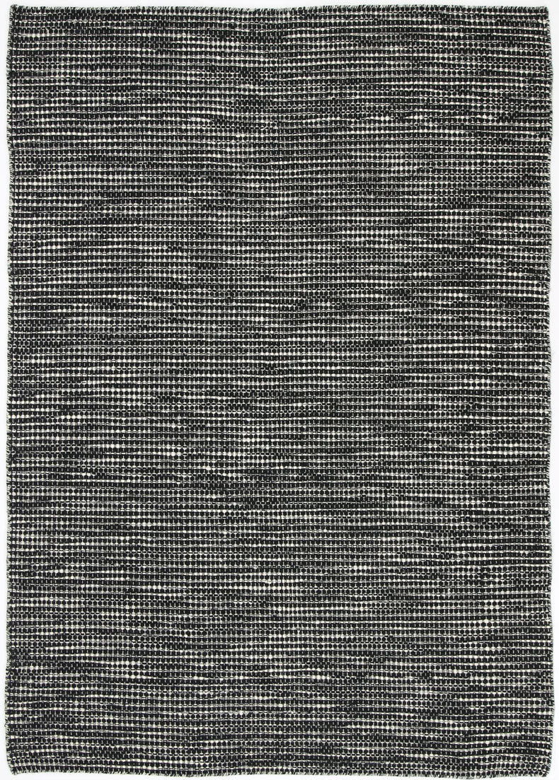 Nordic | Reversible Wool Rug - Black & White – Mirra Interiors