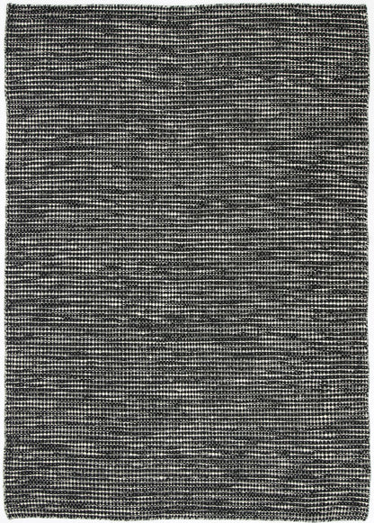 Nordic | Reversible Wool Rug -  Black & White