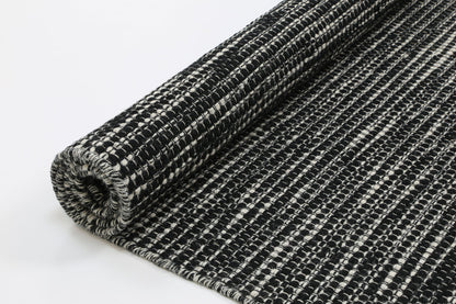 Nordic | Reversible Wool Rug -  Black & White