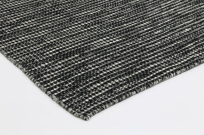 Nordic | Reversible Wool Rug -  Black & White