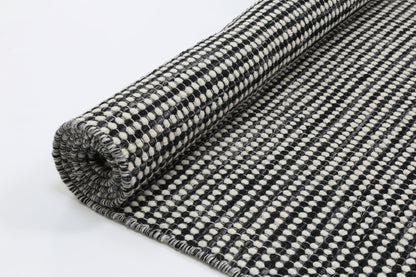 Nordic | Reversible Wool Rug - Charcoal