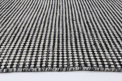 Nordic | Reversible Wool Rug - Charcoal