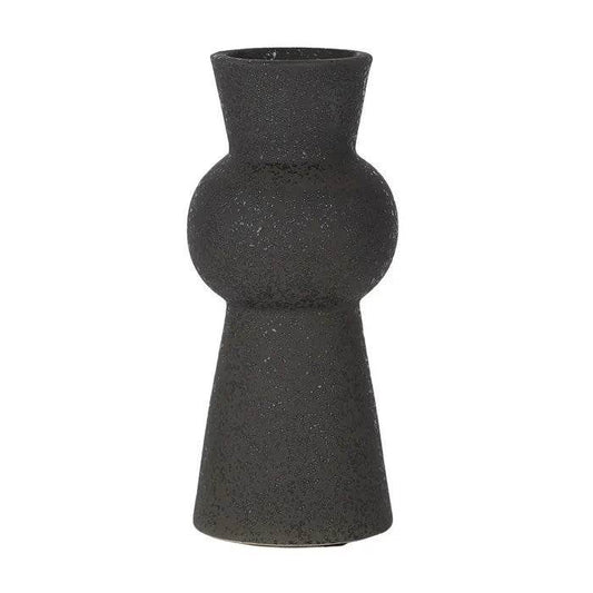 Sphera | Ceramic Tall Vase Black - Mirra Interiors