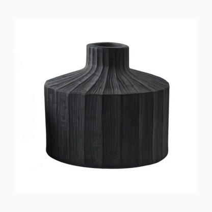 Onyx | Ceramic Vase - Charcoal (Large)