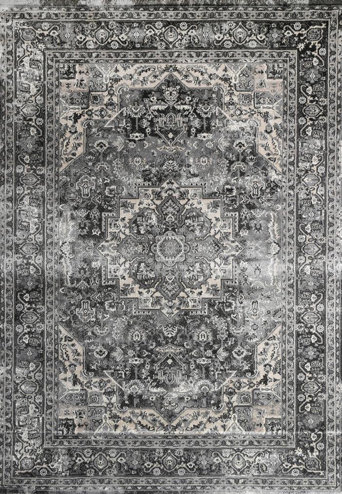 Prague | Teresa Charcoal Traditional Rug