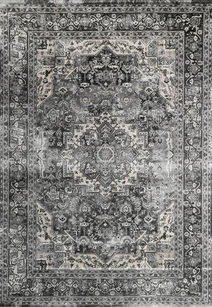Prague | Teresa Charcoal Traditional Rug