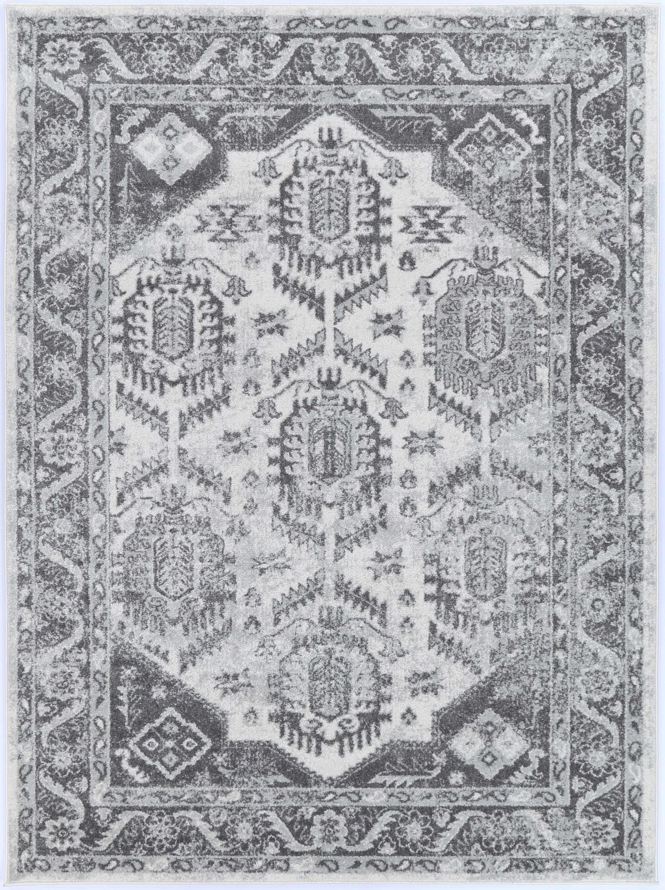 Provence Cosquer Cream Grey Traditional Rug - PROV03 – Mirra Interiors