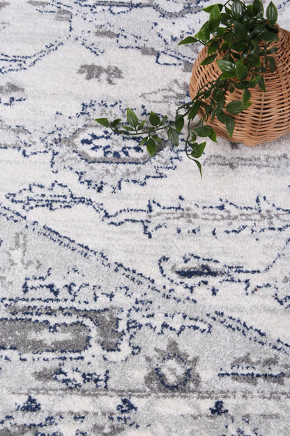 Provence Gaul Traditional Grey & Cream Rug â€“ PROV08