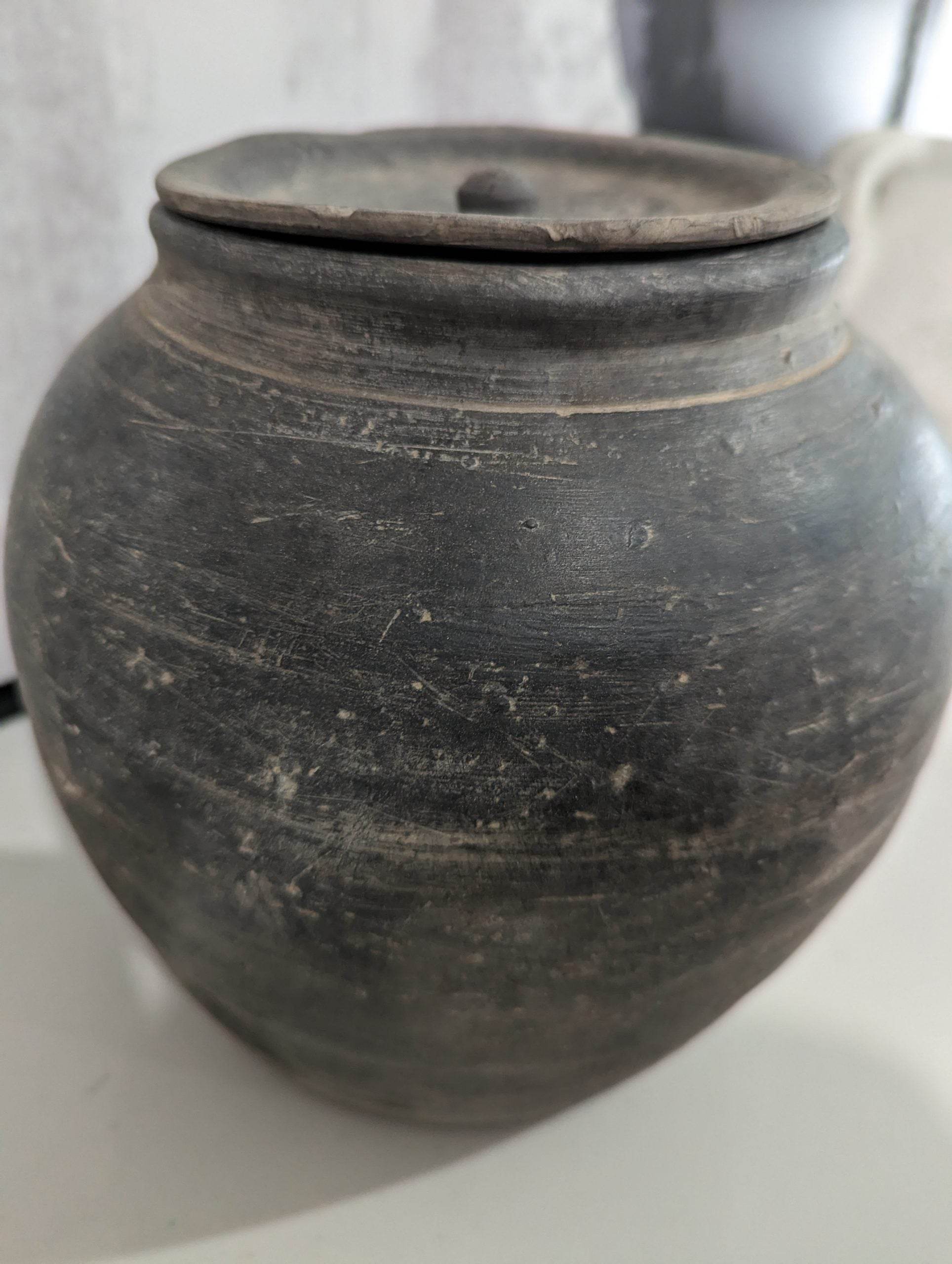 Mei | Antique Ginger Jar Grey - Mirra Interiors