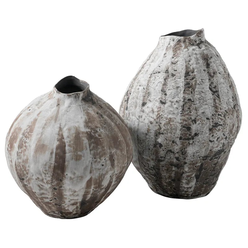 Paloma | Porcelain Vase - Grey (Large)