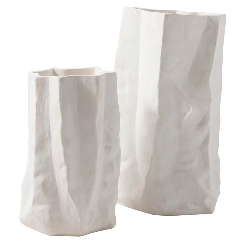 Zinnia | Porcelain Vase - White (Large)