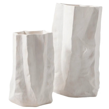 Zinnia | Porcelain Vase - White (Large)