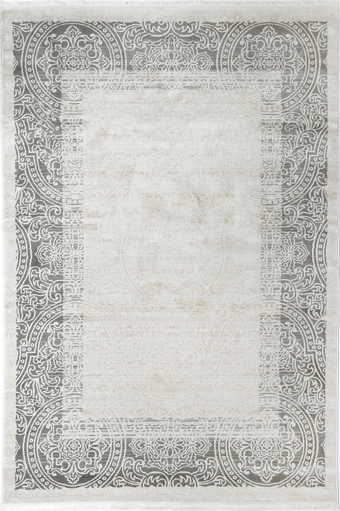 Rapsody | Bach Contemporary Rug - Ash Grey