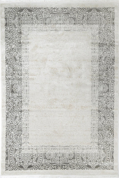Rapsody | Bach Contemporary Rug - Ash Grey