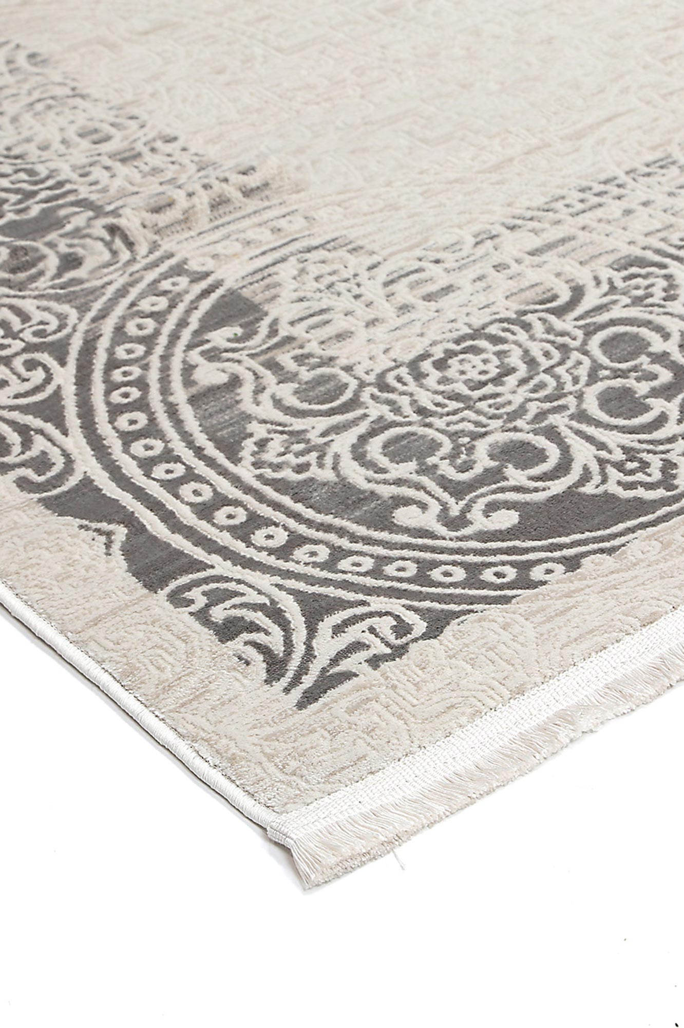 Rapsody | Bach Contemporary Rug - Ash Grey