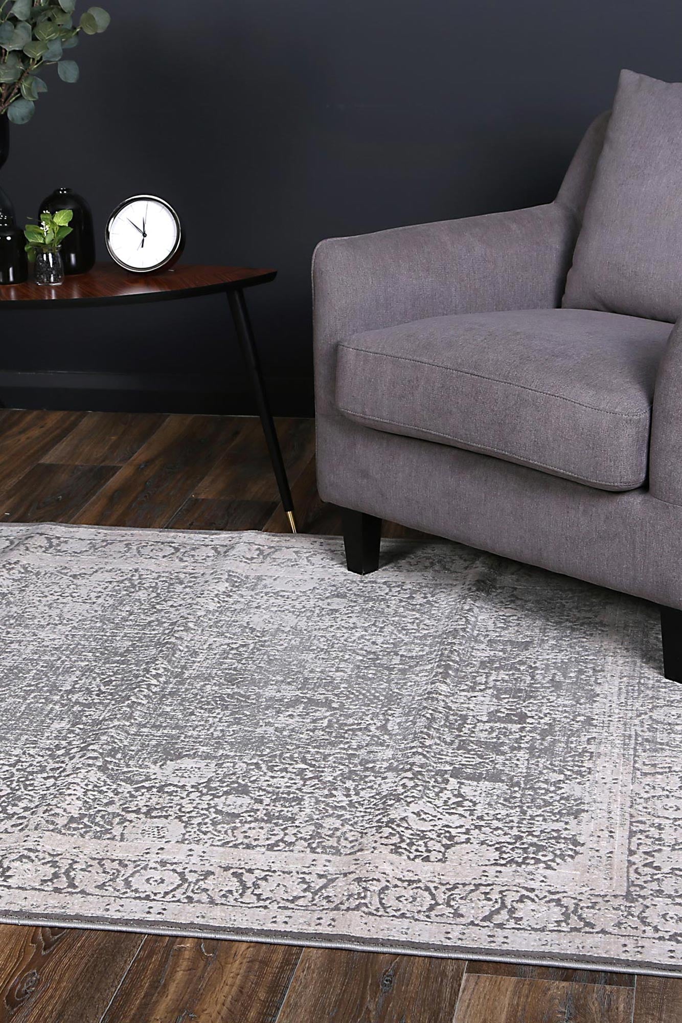 Rapsody | Liszt Transitional Rug - Grey