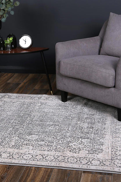 Rapsody | Liszt Transitional Rug - Grey