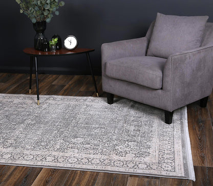 Rapsody | Liszt Transitional Rug - Grey