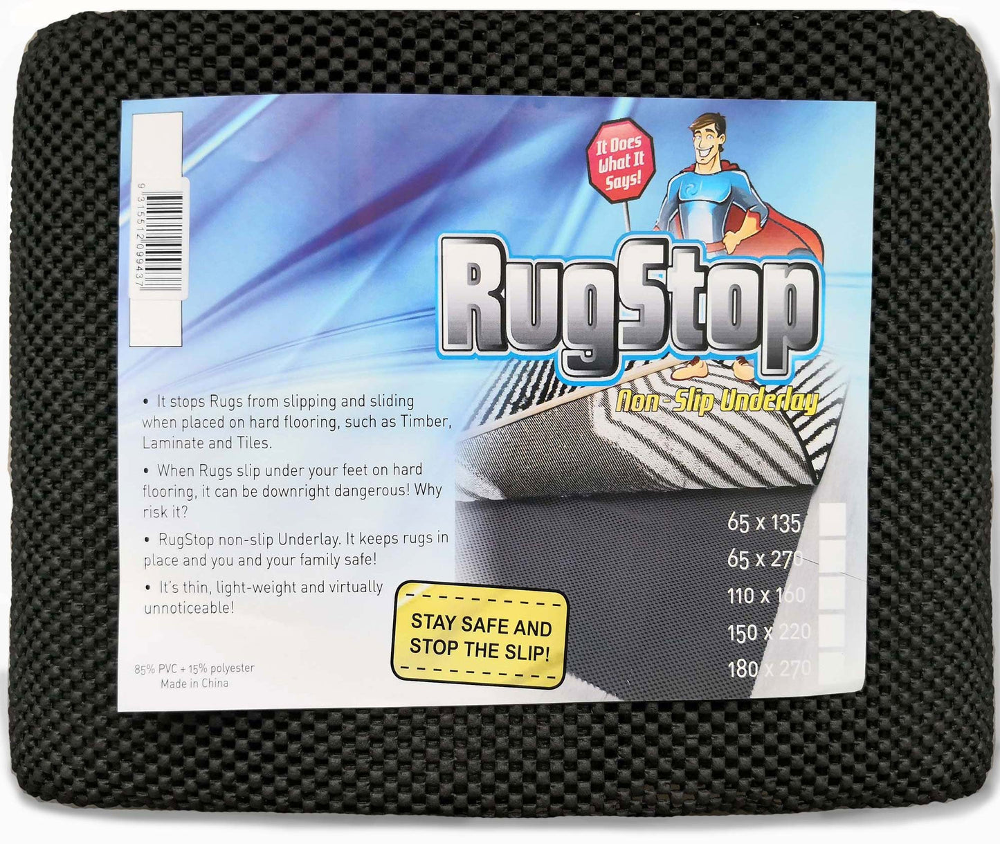 RugStop | Non-Slip Rug Underlay - Wooden & Tiled Floors