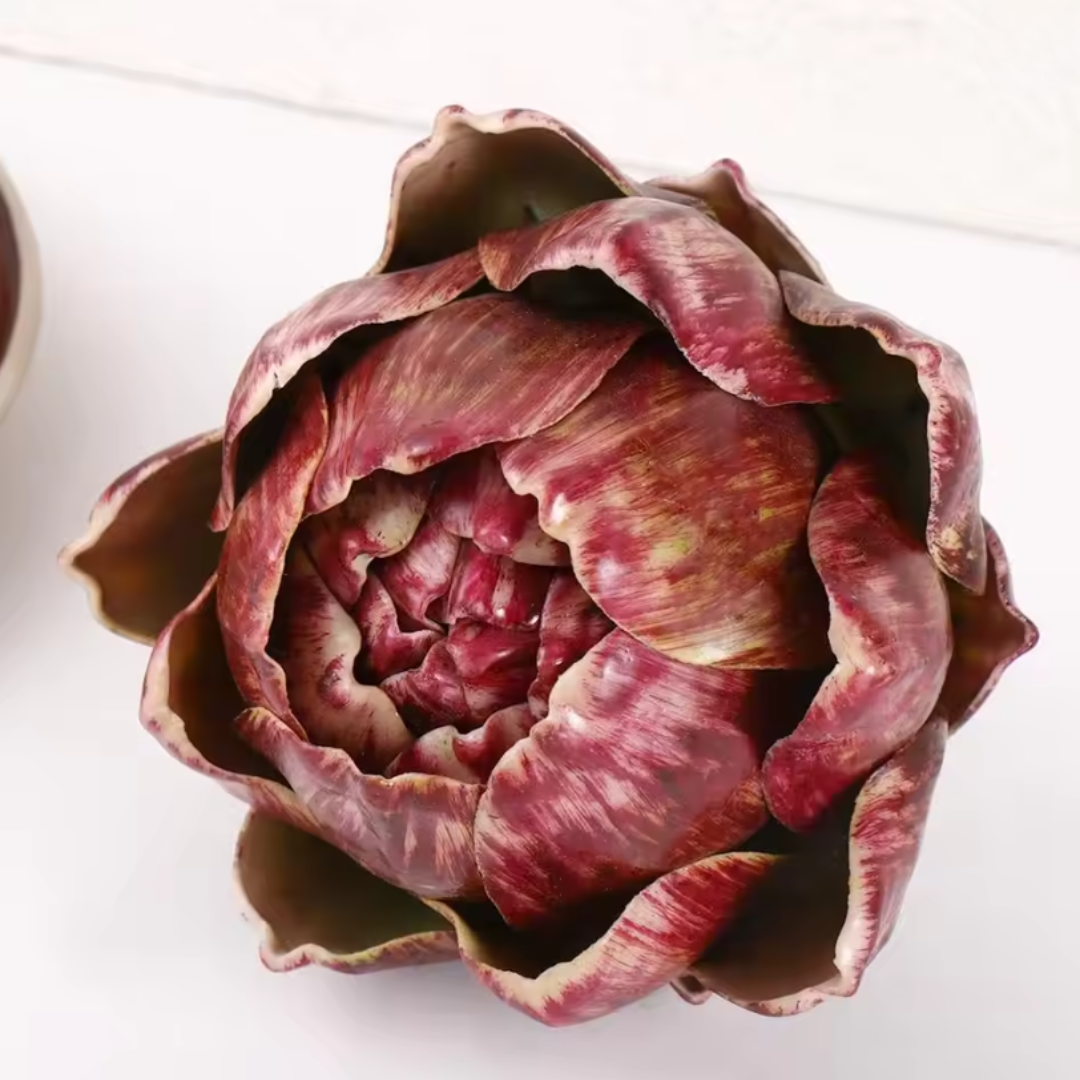 Artificial Large Artichoke - Red