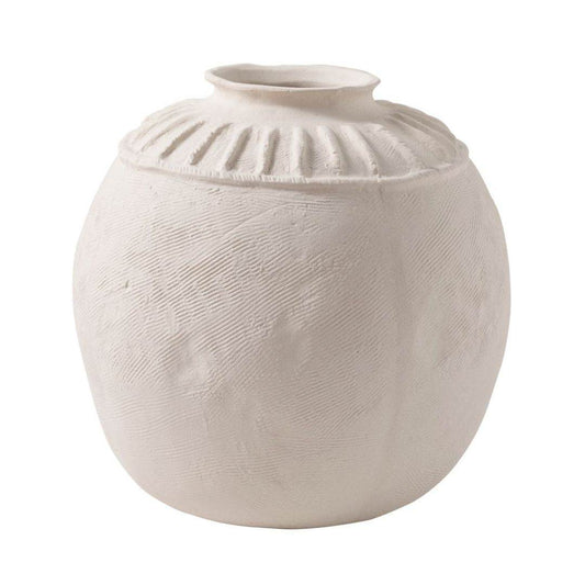Lina | Porcelain Vase - Ivory White (Large) - Mirra Interiors