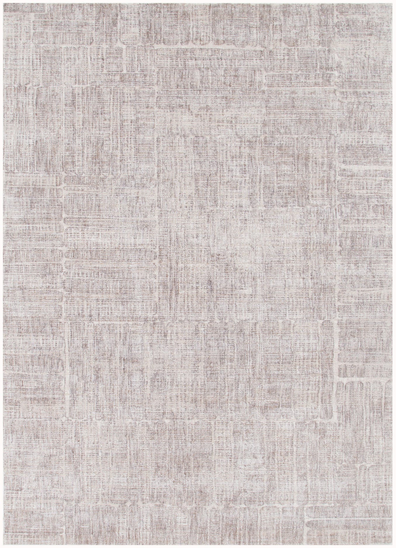 Solenne Beige Abstract Rug - S500