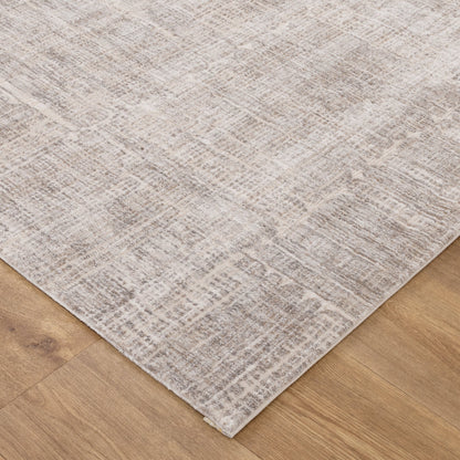 Solenne Beige Abstract Rug - S500