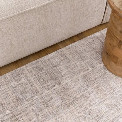 Solenne Beige Abstract Rug - S500