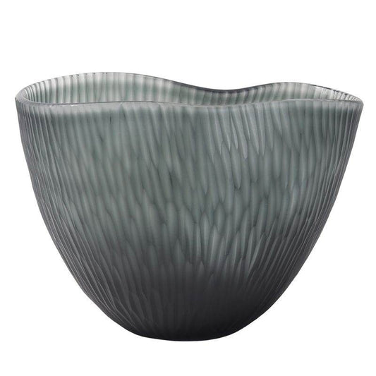 Else | Glass Vase - Charcoal (Medium) - Mirra Interiors