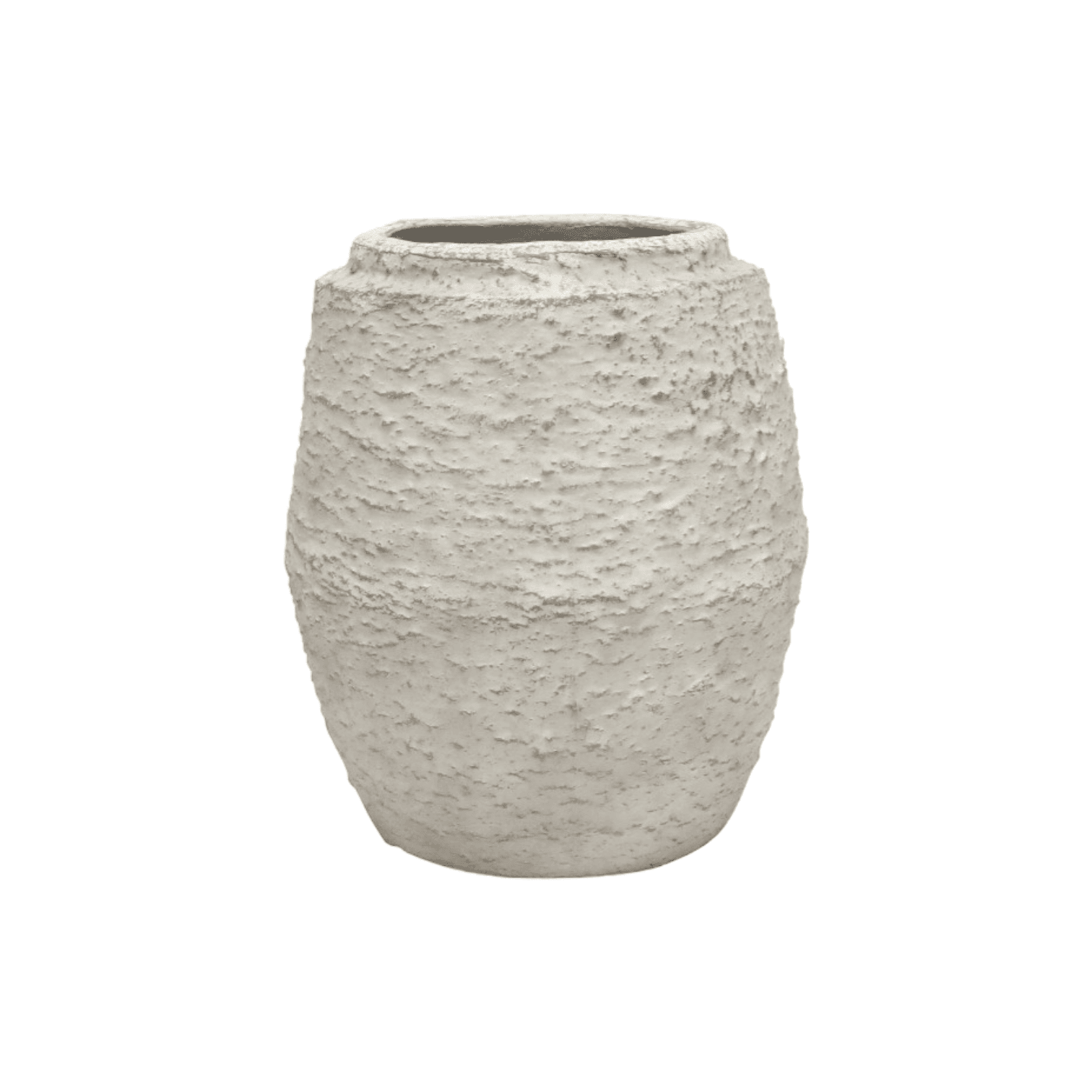 Luna | Organic Textured Vase White - Mirra Interiors