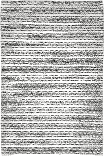Saanvi | Stripe Wool Rug Grey - Mirra Interiors