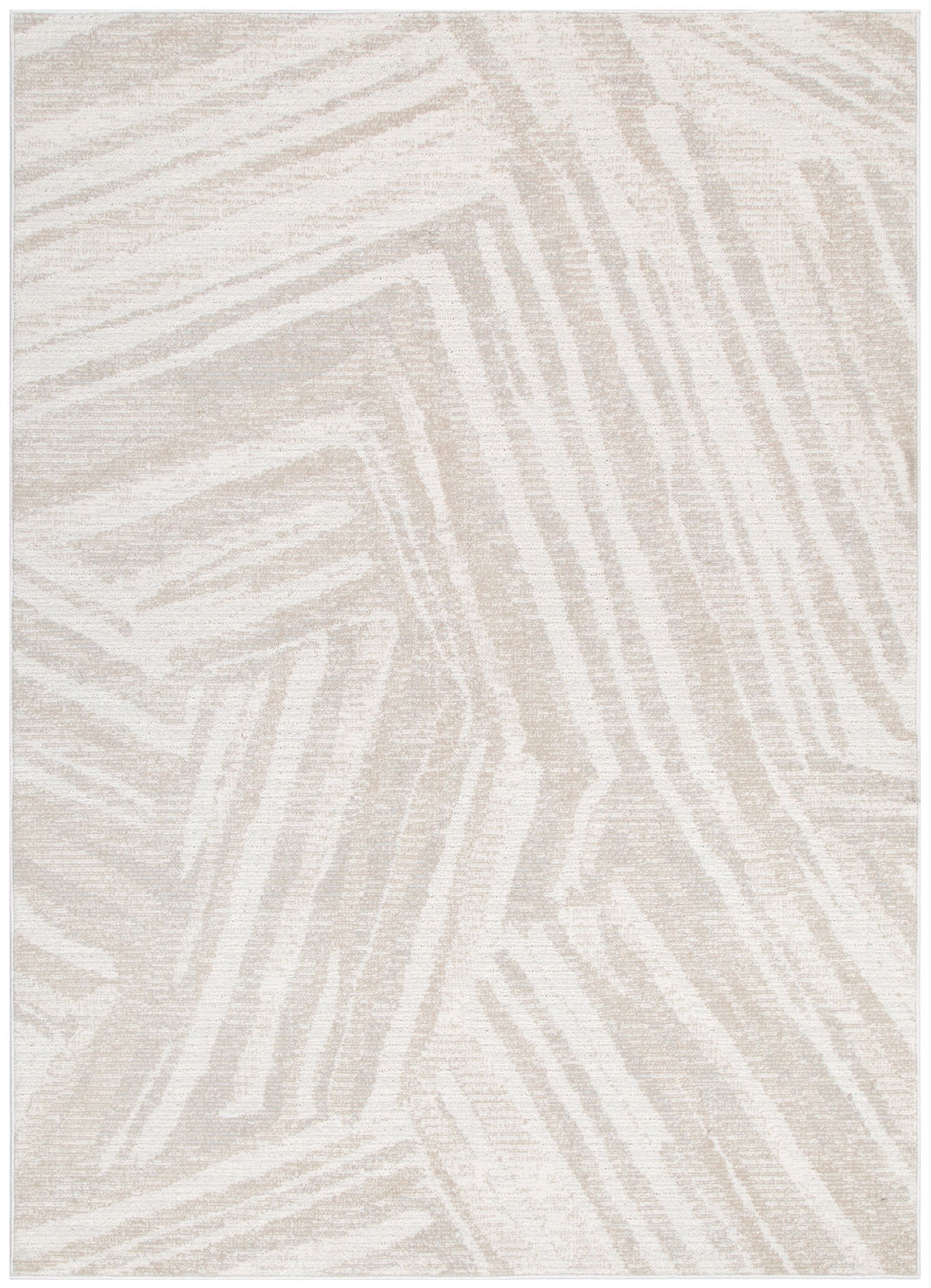 Toscana Geo Lines Beige Cream Rug - TOS1